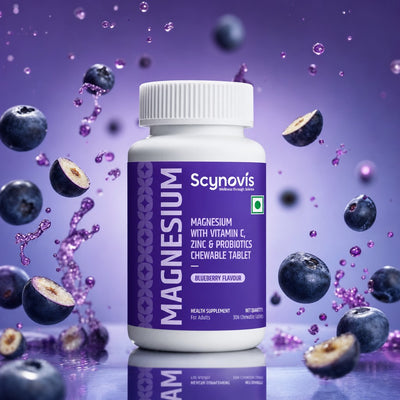 Magnesium Bisglycinate Chewable Tablets – Blueberry